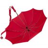 shoulder strap umbrella red upside down