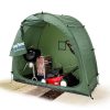 Tidy Tent outdoor garden storage tent with BBQ cutout