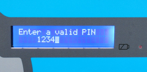 Pinpod alpha-numeric display