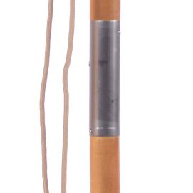 Image of 2-piece wooden parasol pole connection