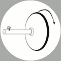 concrete parasol base rubber protective ring