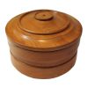 Round Wooden Pot Yew