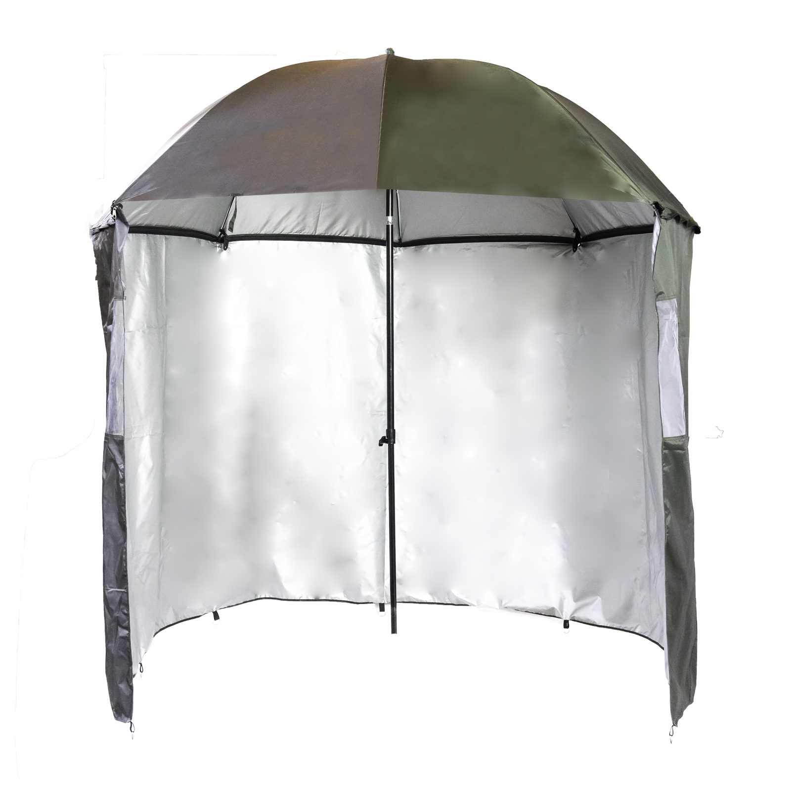 XL Fishing Umbrella & detachable Windbreak. UPF50+ UV protection!