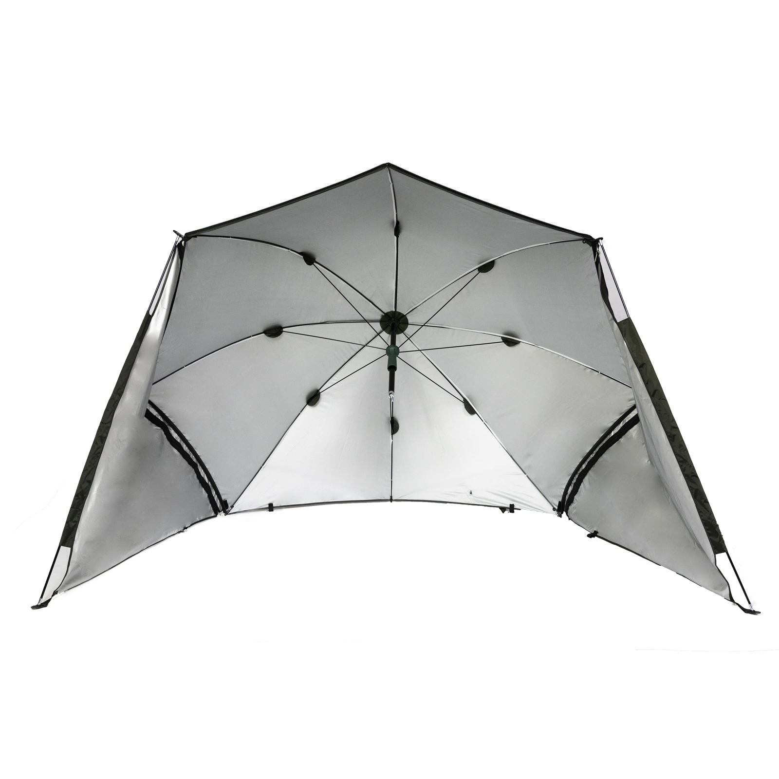 3-in-1 Fishing Umbrella, Bivvy and Shelter Umbrella. UPF50 UV