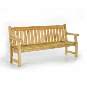 4 seat pine bench