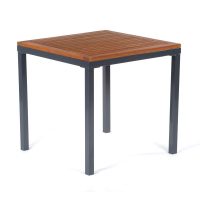 hardwood square table