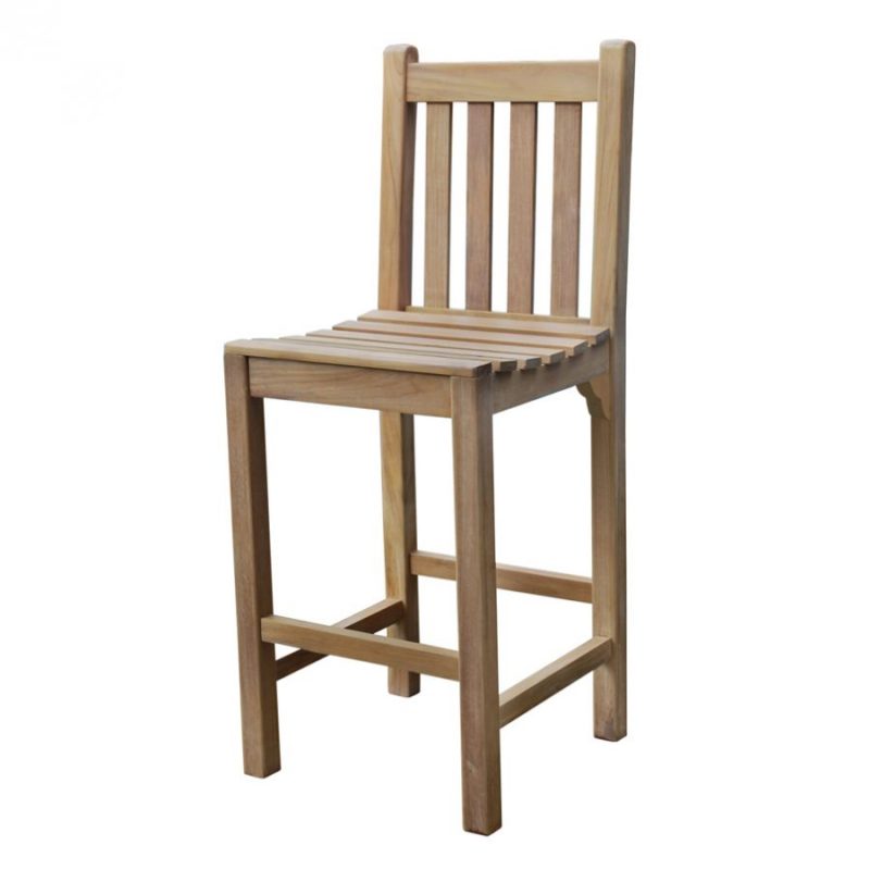 Outdoor Bar Chair Warwick Grade A Teak Chair for Outdoor Gardens