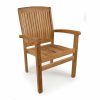 stacking arm chair