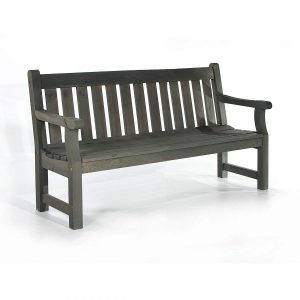 dark grey bench
