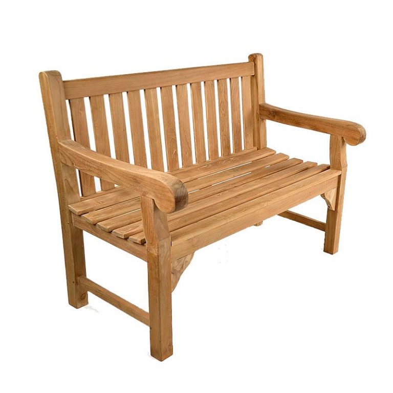 Teak Patio Bench Queensbury 2 Seater Grade A Teak Bench