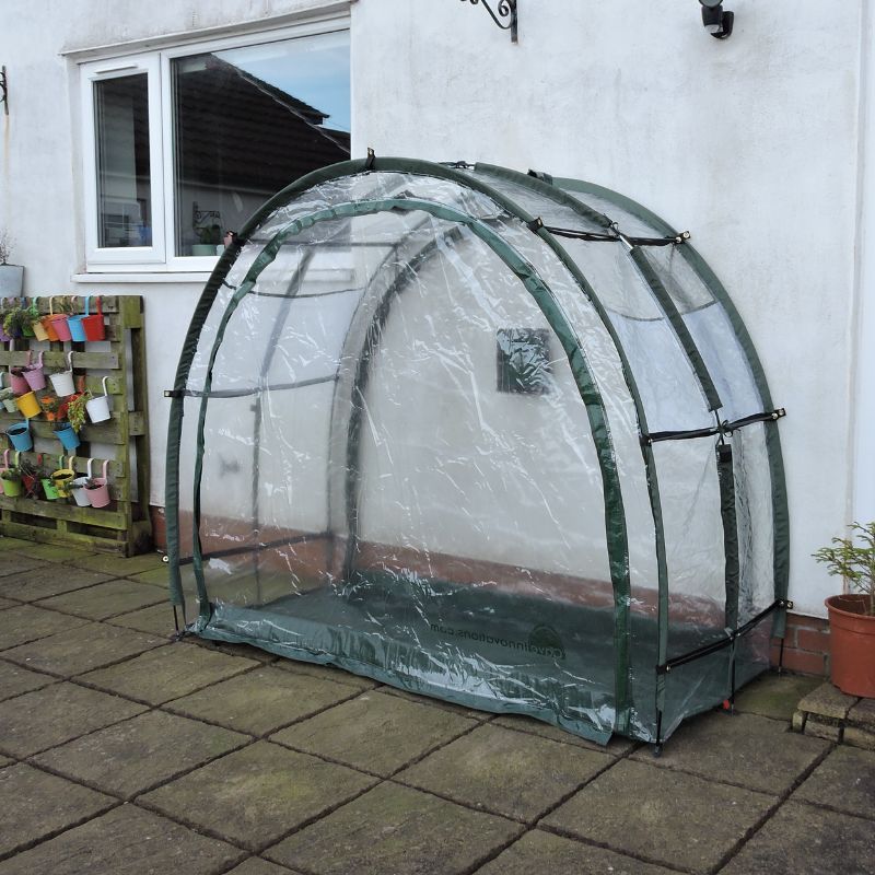 CultiCave TRIO triple arch extra strong modular mini greenhouse