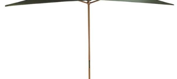 3x2 wood round parasol